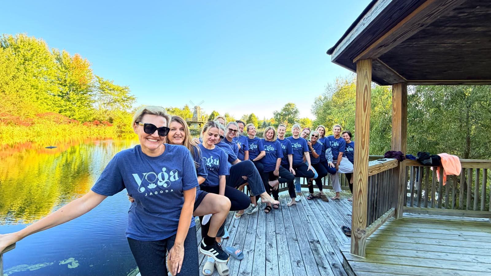 Yoga retreat — quiet moment of meditation